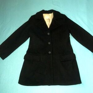 𝅺BANANA Republic black wool blazer jacket size Small